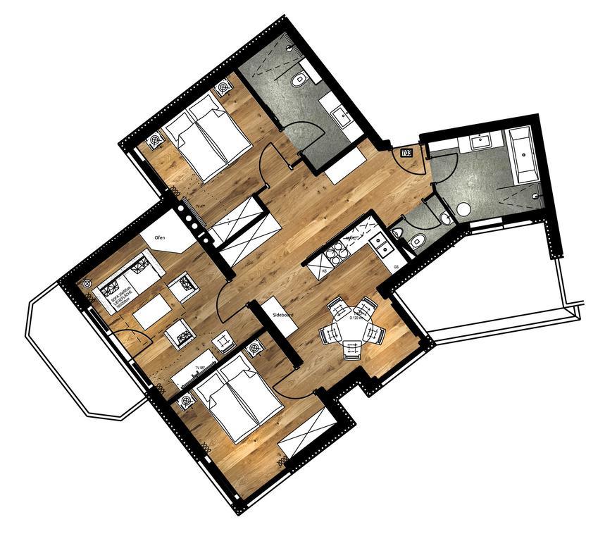 Apartmenthaus Enzian Hochsoelden Luaran gambar